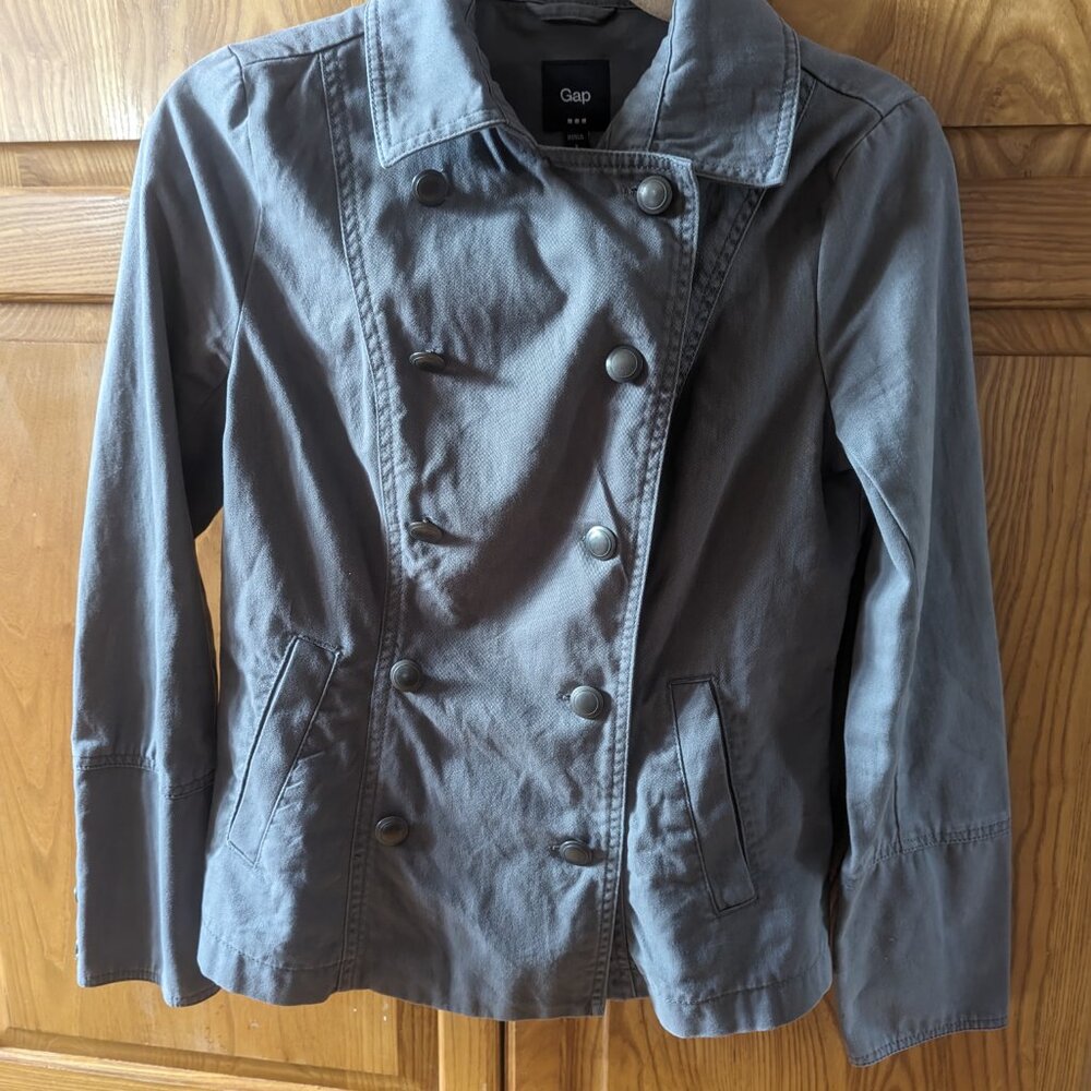 Gap Size Small Gray Cotton Jacket
